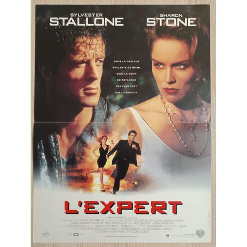 L'expert - Affiche De Cinéma Originale - Comme Neuf, Jamais Affichée. Format 40x54 Cm - Film De Luis Llosa , Avec Sylvester Stallone, Sharon Stone, James Woods, Rod Steiger, Eric Roberts - Poster
