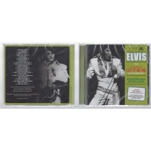 Elvis Presley Sings Let It Be Me Las Vegas 23/02/1970 Ds 23 Tracks Livret 8 Pg Disc Original Superbe Audience Recording Edition Limitée 500 Ex Sortie 2021 Neuf & Boitier Cristal Scellé Ultra Méga Rare