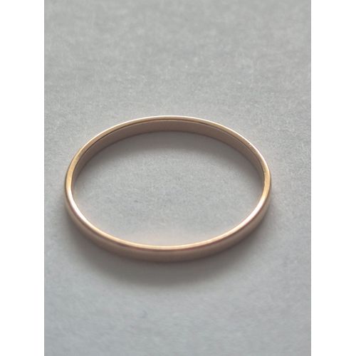 Bague/Alliance En Or Jaune.
