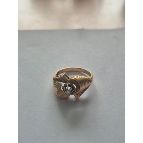 Bague Ancien En Or Jaune.