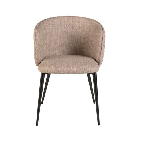 Chaise En Tissu Marron