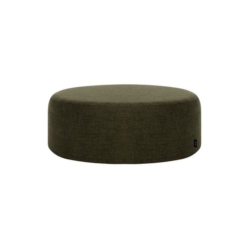 Tabouret Rond En Fibre Synthétique, Large, Olive