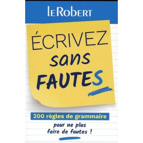 Ecrivez Sans Fautes