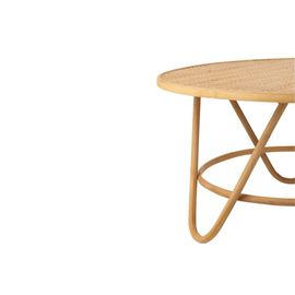 Table Basse Ronde En Rotin D80
