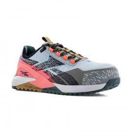 Baskets De Sécurité Nano X1 Aventure S1ps Sr Hro Esd - Bleu Et Rose - Taille 42 Reebok