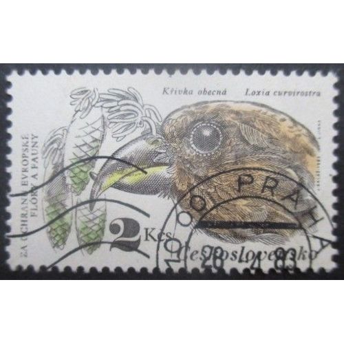 Tchecoslovaquie N°2532 Oiseau Oblitéré