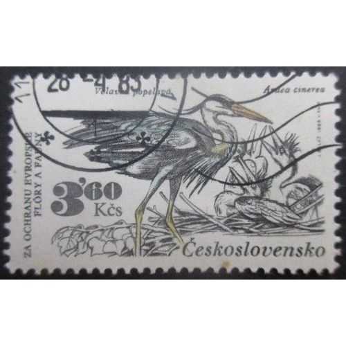 Tchecoslovaquie N°2533 Oiseau Oblitéré