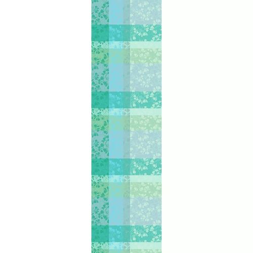 Chemin De Table Pur Coton Bleu 55x180 Cm