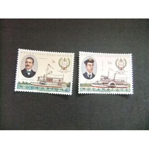 Cm1 Mocambique Mozambique 1967 / Marina Club Naval Militar / Yvert 537/ 538 Mh