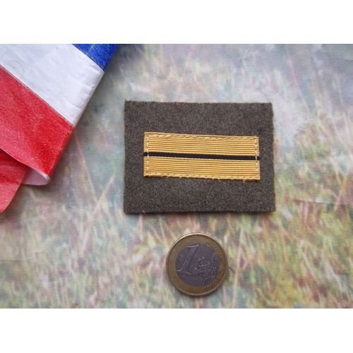 Grade Galon Militaire Lieutenant Insigne Tissu Laine