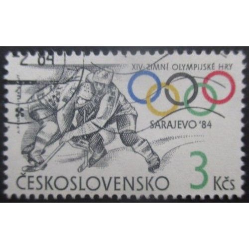 Tchecoslovaquie N°2571 Jeux Olympiques De Sarajevo 1984 Oblitéré