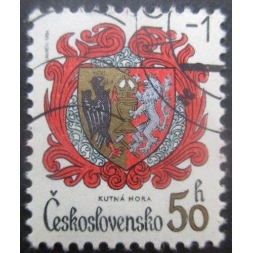 Tchecoslovaquie N°2574 Armoirie De Kutna Hora Oblitéré