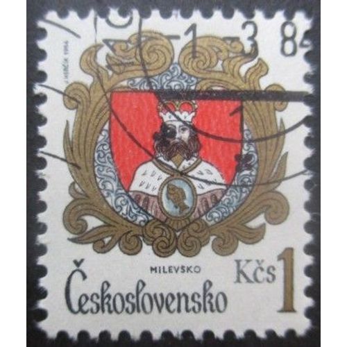Tchecoslovaquie N°2575 Armoirie De Milevsko Oblitéré