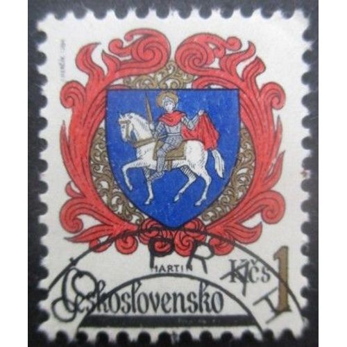 Tchecoslovaquie N°2576 Armoirie De Martin Oblitéré