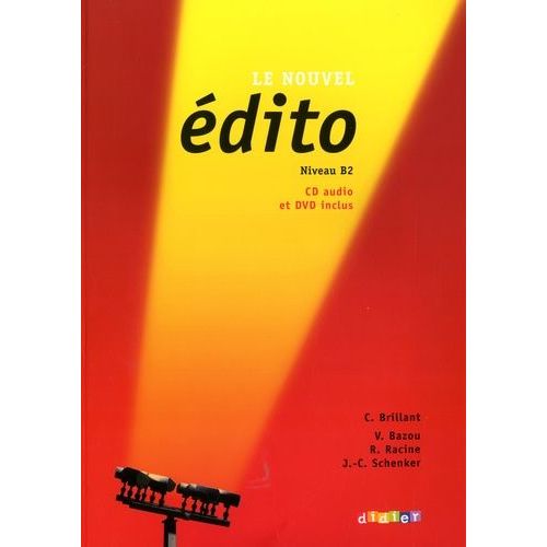 Le Nouvel Édito Niveau B2 - Méthode De Français (1 Dvd + 1 Cd Audio)