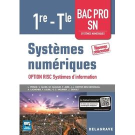 Systèmes Numériques 1re-Tle Bac Pro Sn - Option Risc Systèmes D'information