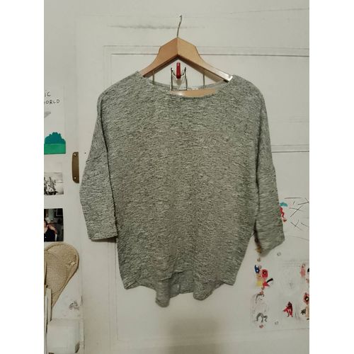Top Ample Gris Chiné 38 M Gémo.