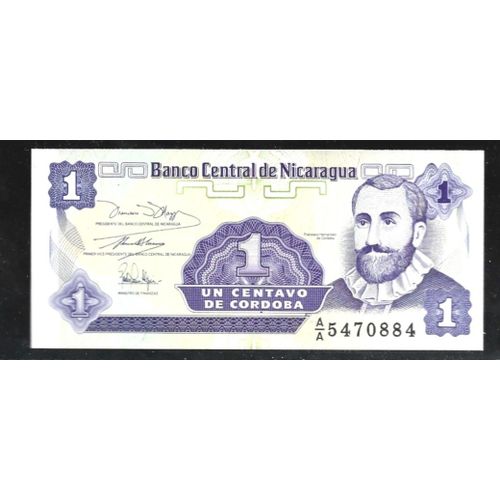 Billet 1 Centavo Nicaragua