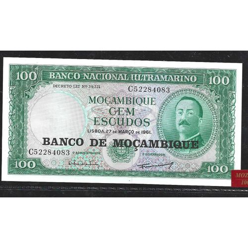 Billet 100 Escudos Mozambique