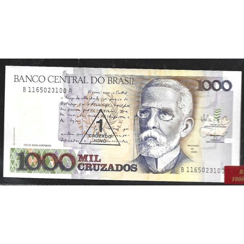 Billet 1000 Cruzados Bresil