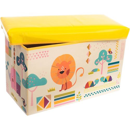 Coffre À Jouets Motif Zoo, Jusqu’À 80 Kg Zoo