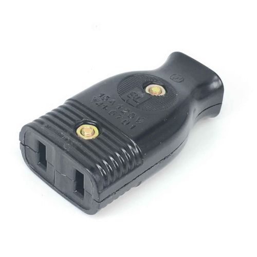 Adaptateur de prise de câblage américain,2 pôles 15A mâle,prise femelle de Type A,connecteur de multiprise,câble rechargeable japonais,prise de conversion,nouvel amérique - Type Black Female