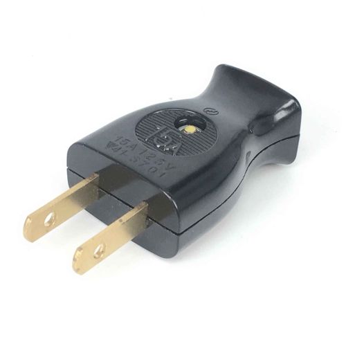 Adaptateur de prise de câblage américain,2 pôles 15A mâle,prise femelle de Type A,connecteur de multiprise,câble rechargeable japonais,prise de conversion,nouvel amérique - Type Black Male