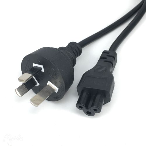 Câble d'Alimentation AU Australia IEC C5 EververlePG,Cordon d'Alimentation de 1.2m pour Ordinateur Portable
