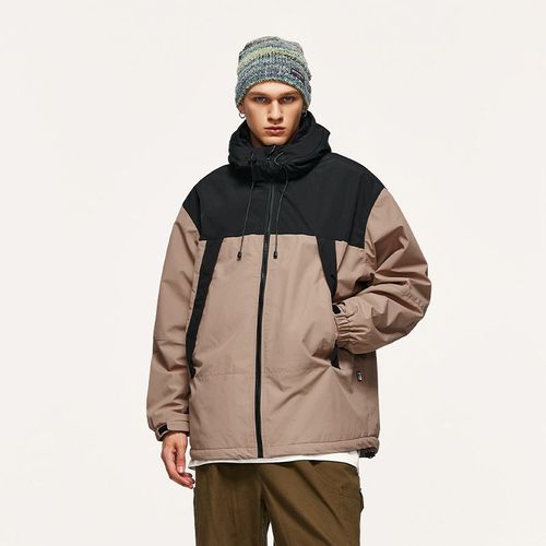 Inflation-Parkas Intérieures En Velours Arctique Pour Hommes,Veste À Capuche Rembourrée En Coton,Manteau D'extérieur Unisexe,Col Haut,Coupe-Vent,Hiver