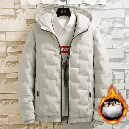 Chimparkas-Manteau À Capuche En Coton Rembourré Pour Hommes,Veste D'extérieur Chaude,Coupe-Vent Décontracté,Optique,Hiver