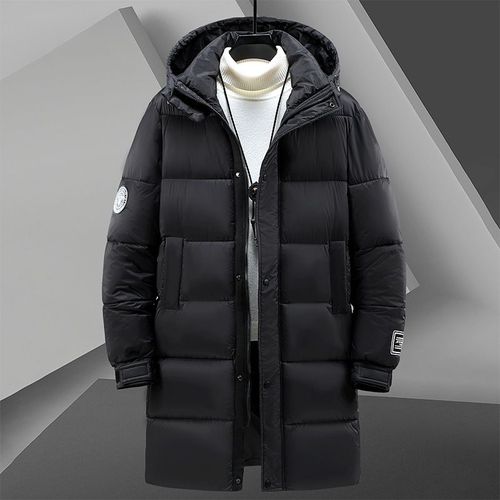 Parka À Capuche En Duvet De Coton Chaud Pour Hommes,Veste D'hiver,Coupe-Vent,Manteau Rembourré Long,Homme,Grande Taille,10xl,8xl,2024