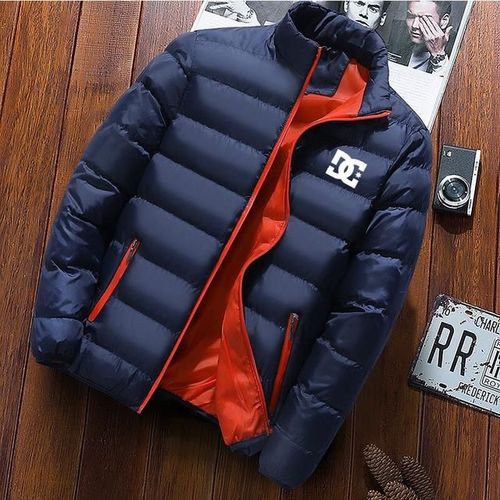 Veste Matelassurera En Coton Chaud Pour Hommes,Parkas Optiques,Sports Décontractés,Col Montant,Jeunes,Automne,Hiver