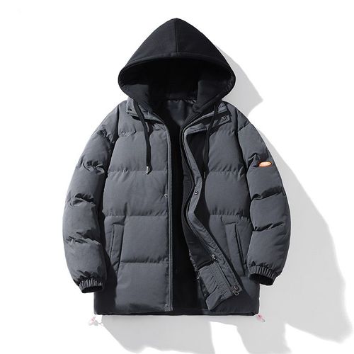 Vestes À Capuche En Coton Chaud Épais Pour Hommes,Coupe-Vent Surdimensionné,Parkas Imperméables Pour Hommes,Grande Taille,Noir,Hiver,6xl,7xl,8xl