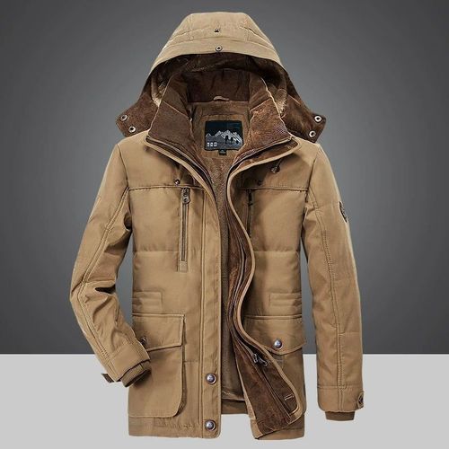Doudoune Homme-20 Résistant Parkas D'hiver Mâle Blanc Duvet De Canard Veste À Capuche Optique Extérieure Chaud Rembourré Neige Manteau Respzed M-4xl