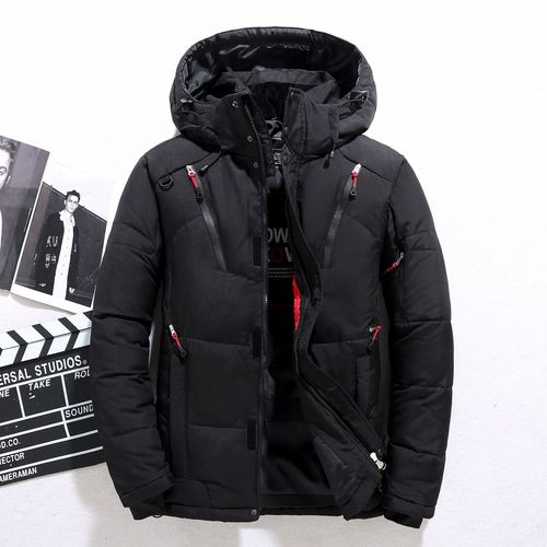 Doudoune Homme-20 Résistant Parkas D'hiver Mâle Blanc Duvet De Canard Veste À Capuche Optique Extérieure Chaud Rembourré Neige Manteau Respzed M-4xl