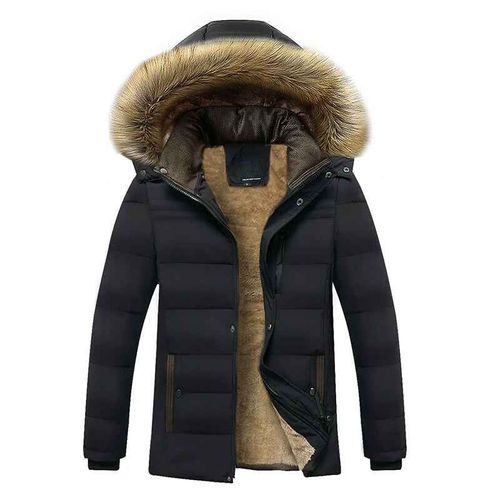 Smile Parkas À Capuche Imperméables Pour Hommes Avec Col En Fourrure,Veste Décontractée,Manteau Chaud,Optique,Mode,Automne,Hiver,2023