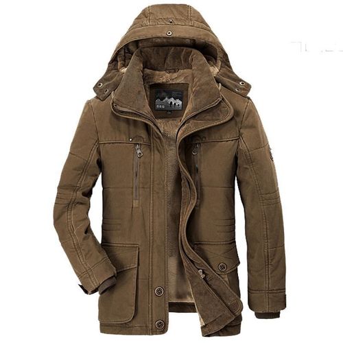 Parka Thermique À Capuche Pour Homme,Pardessus Cargo,Veste Longue,Manteau Chaud,Optique,Mâle,Décontracté,Haute Qualité,Hiver