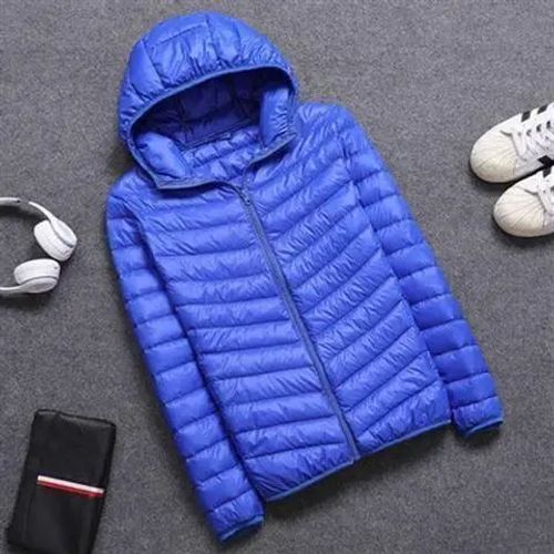 Manteau À Capuche En Duvet De Coton Fin Pour Hommes,Veste En Carillon Courte,Coupe Couvertes,Chaud,Hiver