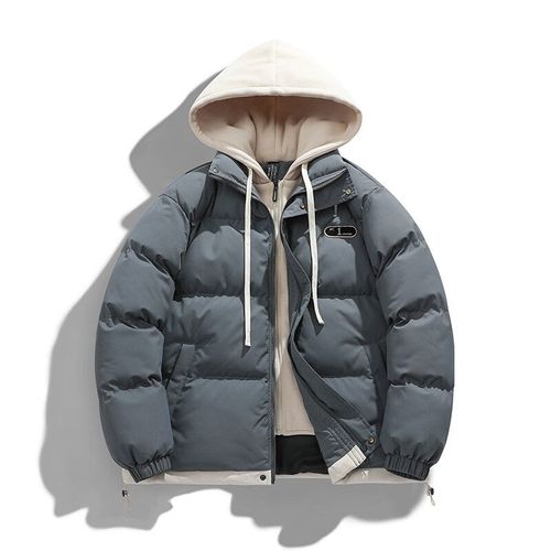Manteau À Bulles À Capuche Pour Hommes,Optique Chaude,Veste D'hiver Colorée,Streetwear Pour Hommes,Parka Hip Hop,Vêtements Noirs Coréens,Vestes Bouffantes,2023