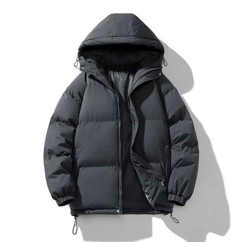 Vestes Matelassées En Coton Rembourré Pour Hommes,Parkas D'extérieur,Manteau À Capuche,Coupe-Vent Décontracté,Optique,Chaud,Hiver