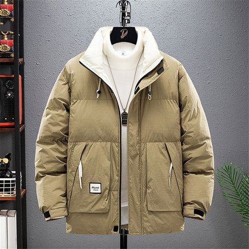 Parkas D'hiver À Carreaux Pour Hommes,Veste Rembourrée Optique,Manteau Décontracté,Mode Masculine,Cargo,Grande Taille,8xl,9xl