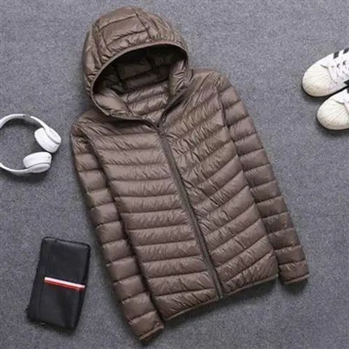 Manteau À Capuche En Duvet De Coton Fin Pour Hommes,Veste En Carillon Courte,Coupe Couvertes,Chaud,Hiver