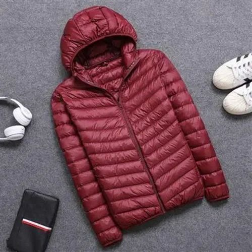 Manteau À Capuche En Duvet De Coton Fin Pour Hommes,Veste En Carillon Courte,Coupe Couvertes,Chaud,Hiver