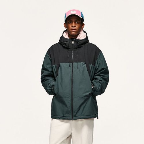 Inflation-Parkas Intérieures En Velours Arctique Pour Hommes,Veste À Capuche Rembourrée En Coton,Manteau D'extérieur Unisexe,Col Haut,Coupe-Vent,Hiver