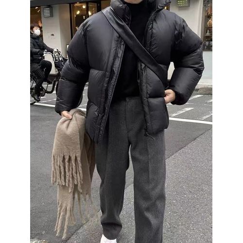 Doudoune Épaissie Respirante Pour Hommes,Manteau Court,Streetwear Coréen,Vêtements Optiques,Mode Chaude,Hiver