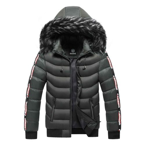 Parka À Capuche Coupe-Vent Pour Hommes,Pardessus Chaud,Vêtements D'extérieur Résistants Au Froid,Tenues Pour Hommes,Vêtements D'extérieur,Hiver