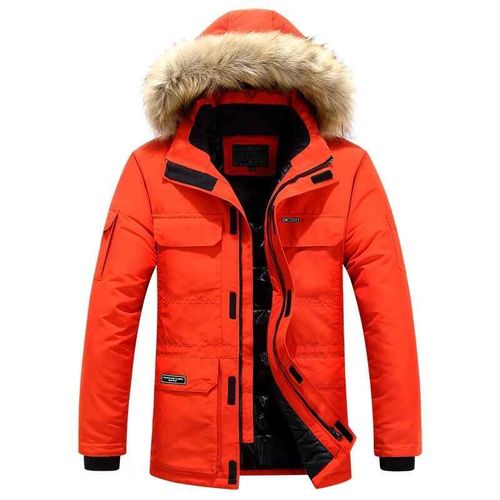 Parkas À Capuche À Col Rabattu Pour Hommes,Vestes D'hiver Chaudes,Mode Combinée,Optique Décontractée