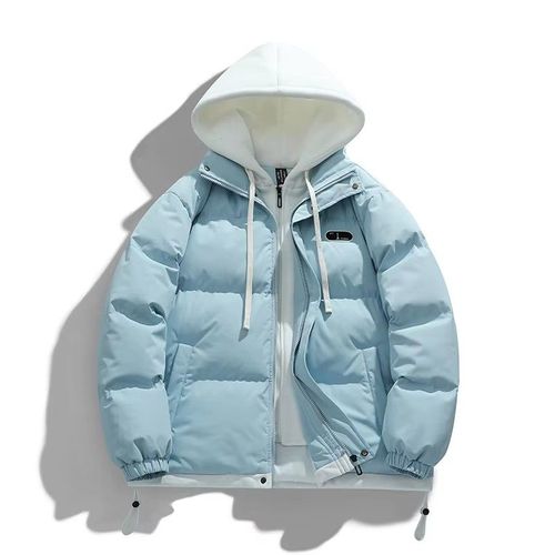 Manteau À Bulles À Capuche Pour Hommes,Optique Chaude,Veste D'hiver Colorée,Streetwear Pour Hommes,Parka Hip Hop,Vêtements Noirs Coréens,Vestes Bouffantes,2023