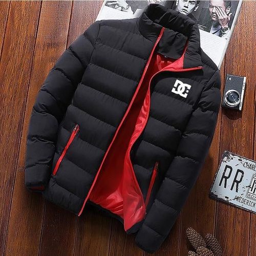 Veste Matelassurera En Coton Chaud Pour Hommes,Parkas Optiques,Sports Décontractés,Col Montant,Jeunes,Automne,Hiver