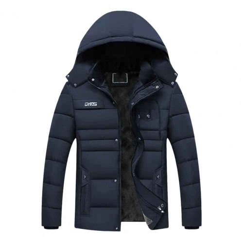 Chimcold Verde-Veste À Capuche Pour Homme,Manteau Thermique Lavable,Solide,Pour L'extérieur,Coupe-Vent,Décontracté,Hiver